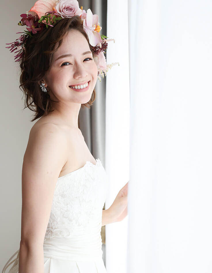 ドレスヘアメイク